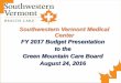 Southwestern Vermont Medical Center FY 2017 Budget ...gmcboard.vermont.gov/sites/gmcb/...vermont_FY17_budget_present… · Increases in Net Patient Service Revenues 17 Â Rate increase