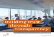 Building trust through transparency - PwC · 2 | Building trust through transparency The disclosures we are making highlight that: Based on ASIC’s report for the 12 months ended