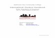 Baltimore City Community College - International Student Handbook · 2020-05-04 · Revised February 2020 Baltimore City Community College International Student Handbook Rules, Regulations