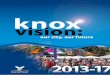 2013-17 - Knox City Council · Knox Vision 2013-17 5 introduction The first Vision for Knox was developed in 2003. It provided an outline of what the ideal future City would look