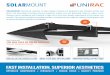 SOLAR MOUNT - Unirac€¦ · UNIRAC CUSTOMER SERVICE MEANS THE HIGHEST LEVEL OF PRODUCT SUPPORT ENGINEERING EXCELLENCE UNMATCHED EXPERIENCE PERMIT DOCUMENTATION DESIGN TOOLS CERTIFIED