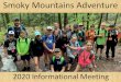 Smoky Mountains Adventure - Parkway-Rockwood Community Ed Mountains Adv… · Smoky Mountains Adventure: All cancellations prior to December 1 will be refunded in full, minus a $20