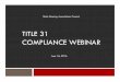 2016 Title 31 Compliance Webinar 31_Compliance_Webinar_Slide¢  2015 ¢â‚¬â€œ Trump Taj Mahal: $10 million