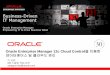 Business-Driven IT Management · Business-Driven IT Management Oracle Enterprise Manager: Empowering IT to Drive Business Value Oracle Enterprise Manager 12c Cloud Control을 이용한