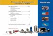 Ultrasonic Transducers Technical Notes40 The Technical Notes section is designed to provide a brief overview of the ultrasonic principles important to transducer application and design