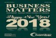 VOLUME 8: ISSUE 01 JANUARY 2018 BUSINESS MATTERS · 2018-01-05 · BUSINESS MATTERS VOLUME 8: ISSUE 01 JANUARY 2018 MARTINSBURG - BERKELEY COUNTY CHAMBER OF COMMERCE 198 Viking Way