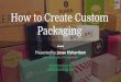 How to Create Custom - Subscription School · Ordering custom packaging involves several steps that need to be executed well if you want a good investment: Deciding your packaging