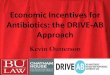Economic Incentives for Antibiotics: the DRIVE-AB …drive-ab.eu/wp-content/uploads/2014/09/PACCARB-June-2016...Prop’dRule on ASPs as a CoP June 13, 2016 Wall Street’s View •US