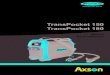 TransPocket 150 TransPocket 180 - Axson · 2020-03-20 · Manual Reservdelslista TransPocket 150 TransPocket 180 fro_man_tp150_tp180_sve_2016-11
