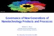 F. Frankel - copyright Governance of New Generations of ... · 11/18/2009  · Introduction of New Generations of Products and Productive Processes (2000-2020) Timeline for beginning