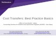 Cost Transfers: Best Practice Basics · Cost Transfers: Best Practice Basics Office of Cost Studies - Salary Accounting Services for Research and Sponsored Programs (ASRSP) –Non