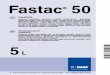 Fastac 50 - BASF...kultūra Kaitīgais organisms Deva, l/ha Apstrādes laiks Maksimālais apstrāžu skaits sezonā Rapsis Spradži (Phyllotreta spp.) Smecernieki (Ceuthorrhynchus