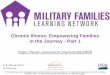 Chronic Illness: Empowering Families in the Journey - Part 1 · Chronic Illness: Empowering Families in the Journey - Part 1. This material is based upon work supported by the National
