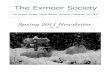 Spring 2011 Newsletter - The Exmoor Society...Consequently the Society welcomed the decision by South West Water to commission a report on what has happened so far and what changes