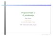 Programiranje 1 4. predavanje - unizg.hrsinger/prog1/P1_1819/04.pdf · Sadrˇzaj predavanja (nastavak) Primjeri ˇsirenja greˇsaka i izbjegavanja greˇsaka: Parcijalne sume harmonijskog