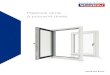 Plastové okná a posuvné dvere. · 2017-09-28 · Zdvižno-posuvné dvere Slovaktual HST 76 a 88 Umožňujú veľké presklenia a pohodlné ovládanie. Vďaka malej stavebnej hĺbke