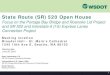 State Route (SR) 520 Open House - wsdot.wa.gov · State Route (SR) 520 Open House Focus on the Portage Bay Bridge and Roanoke Lid Project and SR 520 and Interstate-5 (I-5) Express