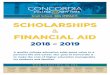 SCHOLARSHIPS FINANCIAL AID - Amazon Web Services · 2018-10-17 · Small School. BIG IMPACT ® SCHOLARSHIPS & FINANCIAL AID 2018 – 2019 A quality college education adds great value