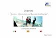 Presentazione Leanus 2014 b02 - StartUp Innovative · 2015-01-23 · Business Information Business Intelligence • Social.Le nuove analisi sono condivise con tutti gli utenti registrati