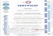 CERTIFICAT · SR lS0/CEl 27001',2013/ ls0/lEC 27001 :2013 Domeniul de certificare/ The certification scope: W W Proiectore, prodr.rctie, instolore, ... retrage sau anula prezentul