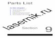 09 parts list · Parts List 9-3. Using the Parts List. Only those parts listed with part numbers are available for order. Parts listed without part numbers are only available as part
