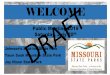 WELCOME DRAFT - Castlewood State Park...WELCOME Public Meeting 2019 Saturday, July 20th Johnson’s Shut-Ins State Park Taum Sauk Mountain State Park Jay Nixon State Park DRAFT. Johnson’s