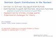 Intrinsic Quark Distributions in the Nucleon · 2014-04-28 · s, sbar Distributions in Global Parton Fits NNPDF2.0: global fit with neural network, no pre-assumed shape for PDFs