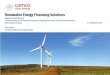 Renewable Energy Financing Solutions. Camco_ Renewable...Renewable Energy Financing Solutions Regional Expert Meeting Climate Change and Enhanced Renewable Energy Deployment in East