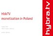 HbbTV monetization in Polandi.iinfo.cz/files/digizone/455/innovation-day-pawel-tutka-hybra-tv-1.pdf · HbbTV in Poland •HbbTV apps HUB •VOD •Micro VOD services dedicated for