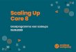 Scaling Up Core 8 - ScaleUp Company · roadmap Ready to scale up! Start Assessment Execution Planning People & Culture Dag 4 Dag 7 ... Het resultaat is uitvoering zonder gedoe, maar