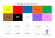 Shapes and Adaptations_Strategies... · PDF file hexagon pentagon trapezoid shape person Shapes and Colors . paint crayons colored pencils oil pastels markers paint brush pencil eraser