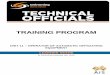TRAINING PROGRAM - Swimming NSW Home | Swimming NSW€¦ · swimming events where you can be practically assessed as an Operator of Automatic Officiating Equipment. What if I already