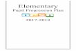 Pupil Progression Plan 2017-2018 · D. Promotion, Assignment, and Retention of Exceptional Students for Standard Diploma Promotion and ... Progression Plan are subject to change due