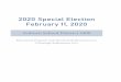 2020 Special Election February 11, 2020 · general elections, at which special election the proposition authorizing such excess levy shall be submitted in such form as to enable the