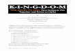 KINGDOM Handout 2-DeRouchie€¦ · God’s Big Picture: Tracing the Storyline of the Bible. Downers Grove, IL: InterVarsity, 2003. 1 These are resources that I believe will be helpful