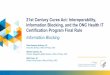 21st Century Cures Act: Interoperability, Information …...4 Information Blocking – Path to the 21st Century Cures Act In a 2015 report to Congress, ONC provided a definition of