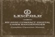 RX-1000 COMPACT DIGITAL LASER RANGEFINDER · RX -1000 Series digital laser rangefinder that has been designed by Leupold’s engineers and designers to be the best rangefinder on