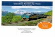 TRIPS4U · Canadian Rockies by Train July 19 - 27, 2020 6411 For more information contact Barbara and Bruce Wohlert Trips 4 U (707) 5384930 bruce@trips4u.org Book Now & Save $100