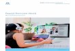 Rapid Remote Work · nIndustry leader in Digital Workplace Services: TCS is a recognised leader in digital workplace services by market research companies Gartner and Everest Group,
