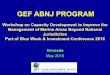 Workshop on Capacity Development to Improve the Management ... · substantially improved via more systematic application of management tools & methods 2. Improved management of deep-sea
