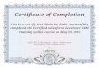 Certificate of Completion This is to certify that Shahriar ... · completed the Certified Salesforce Developer CRM Training online course on May 23, 2015 (G/teet rén/uzncemenð eduCBA