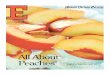 All About Peaches Vernon E.pdf · Cook the fresh peaches on medium heat with the splenda until juicy. Then add the cornstarch and stir until it thickens. Pour peaches in a 9X13 cake