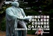 Washington College Course Catalog · 2020-06-12 · execute research papers, ... Special topics AMS 195, 295, 395, 495 . On-campus research AMS 196, 296, 396, 496 . Off-campus research