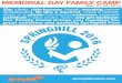 MEMORIAL DAY FAMILY C AMP - SpringHill Camps MDFC Online Packet.pdfskateboard, ﬂ y like a squirrel, roast s’mores, sleep in a plane/fort/teepee/caboose, wigwam ... Please clean
