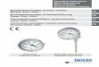Bimetallthermometer, Prozessausführung DE FR · 2020-03-04 · instructions and work instructions are observed. Observe the relevant local accident prevention regulations and general