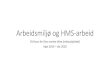 Arbeidsmiljø og HMS-arbeidog+HMS... · Arbeidsmiljø og HMS-arbeid OU-kurs for Den norske kirke (rettssubjektet) høst 2019 –vår 2020 Arbeidsmiljølovens formål ( 1-1) Lovens
