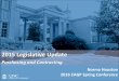 2015 Legislative Update - UNC School of Government · with NC Electronics Management Program (labeling and recycling requirements) ... Water and Sewer grants and loans $309.5 million