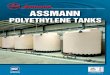 Certified to NSF/ANSI 61€¦ · semi-translucent, one-piece seamless molded units with gallon mark-ers and access openings molded-in. Wall thickness conforms to ASTM D-1998 standards