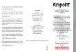User’s Manual for Aimpoint AB AIMPOINT MICRO …...2 User’s Manual for AIMPOINT MICRO SIGHTS T-1 and H-1 CHAPTER I 1.1 PRESENTATION Aimpoint Micro-series sights are small, light