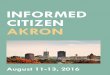 INFORMED CITIZEN AKRON - Amazon S3...Presentation on political journalism and today’s challenges in newsrooms by Doug Livingston (Akron Beacon Journal) Presentation on political